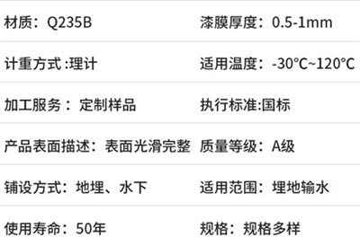 安徽热浸塑钢质电缆保护管厂家产品性能特点